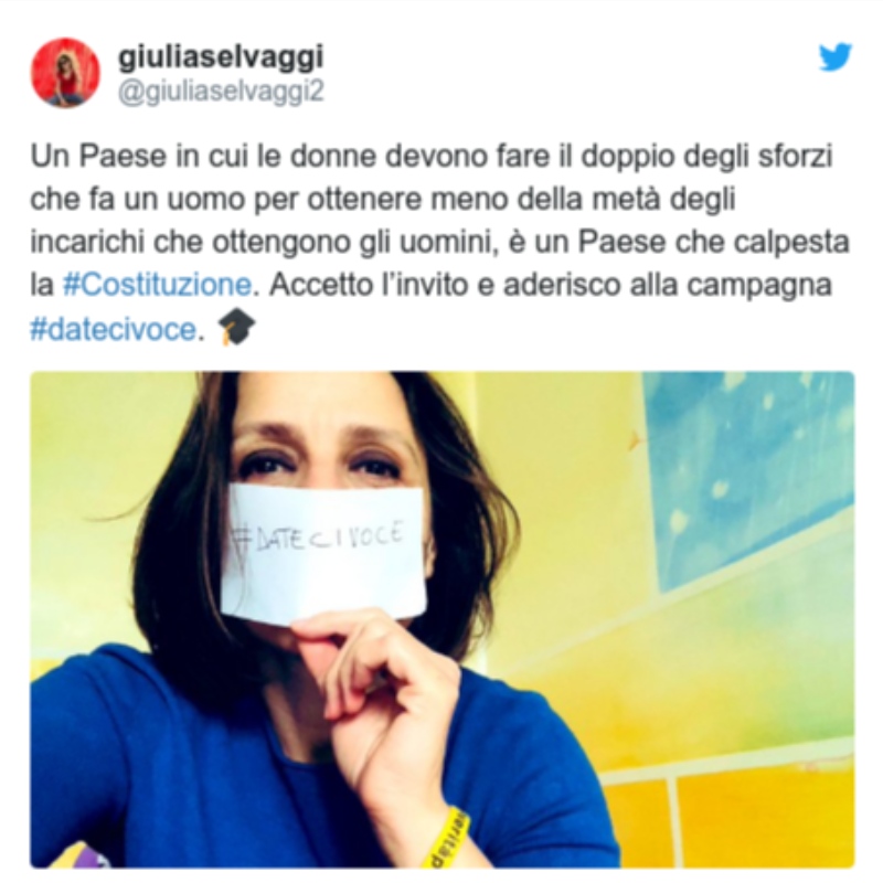 Dateci Voce: Italian women demand voice in Covid-19 fight