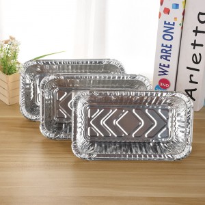 Biodegradable Disposable full difference size aluminium foil fast food baking trays container