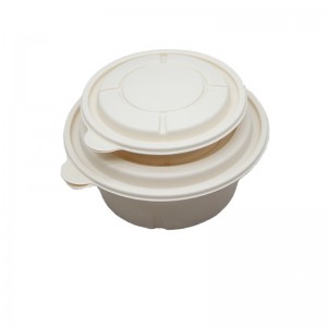 Eco friendly biodegradable food packaging containers takeaway cornstarch disposable food container
