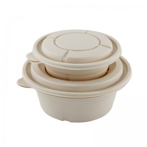 Disposable takeaway food packaging containers biodegradable lunch box biodegradable container
