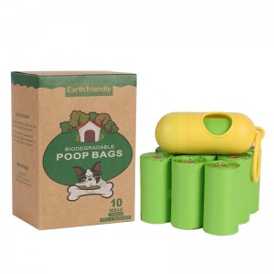 Whole Sale Compostable Disposable Pet Poop Bags Eco Friendly Dog Poop Bags Cornstarch Biodegradable Bags