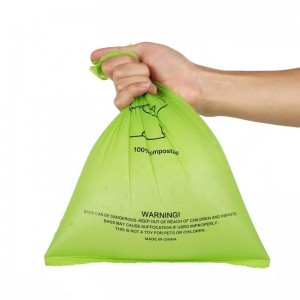 Biodegradable pet waste bag doggie poop bags compostable Cornstarch Biodegradable Bags