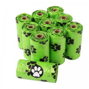 Biodegradable Poo Dog Bag Pet Cat Waste Poop Clean Pick Up Garbage Bags environmental packaging