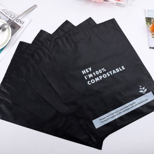 Custom Design Compostable Postage Bag Eco Friendly Cornstarch Mailer Bag Biodegradable Express Bag